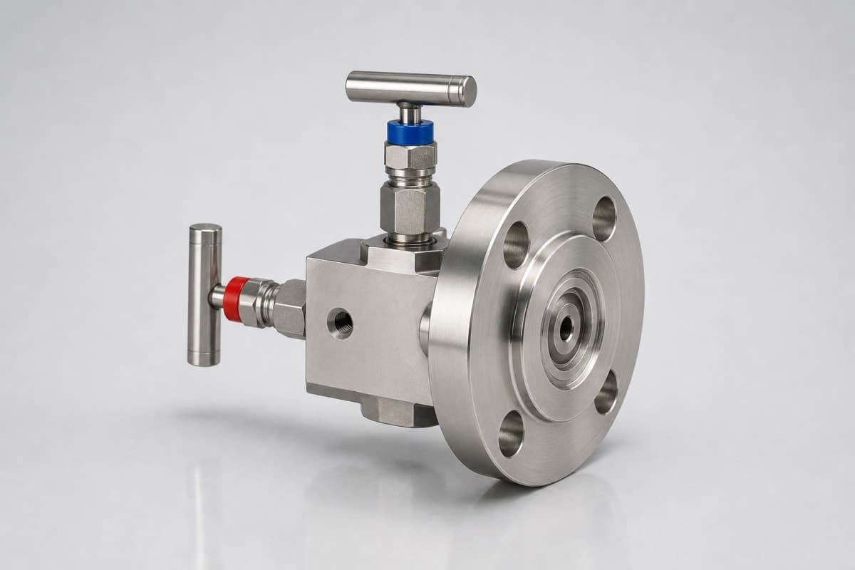 Monoflange industrial product visual